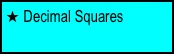  Decimal Squares