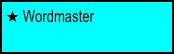  Wordmaster